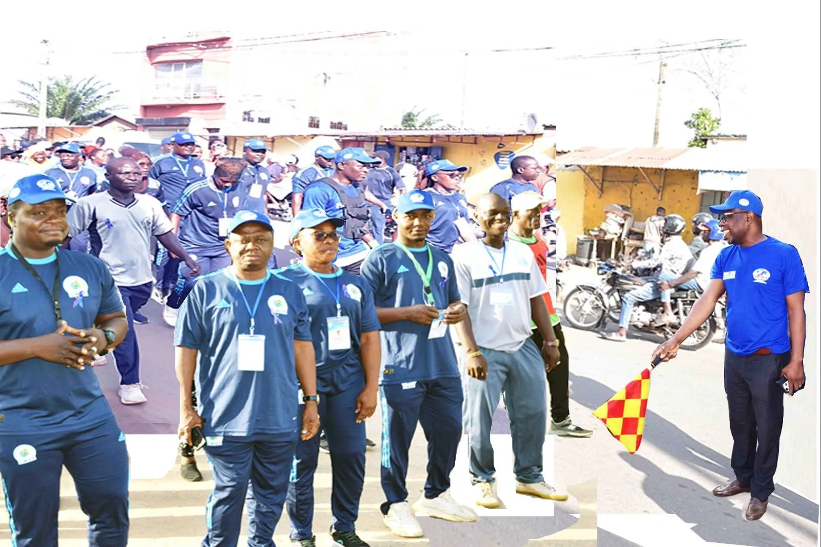 Blue November awareness walk in the streets of Lomé